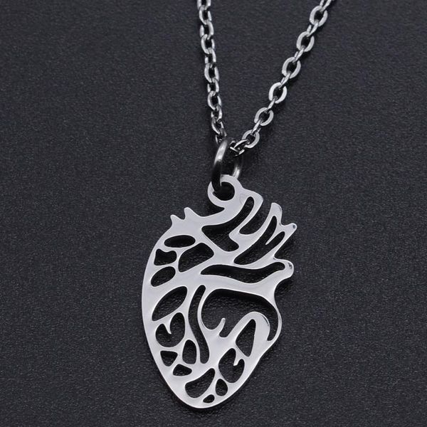 pendant necklaces real heart stainless steel charm necklace for women drop fashion jewelry dainty wholesale, Silver
pendant necklaces real heart stainless steel charm necklace for women drop fashion jewelry dainty wholesale, Silver