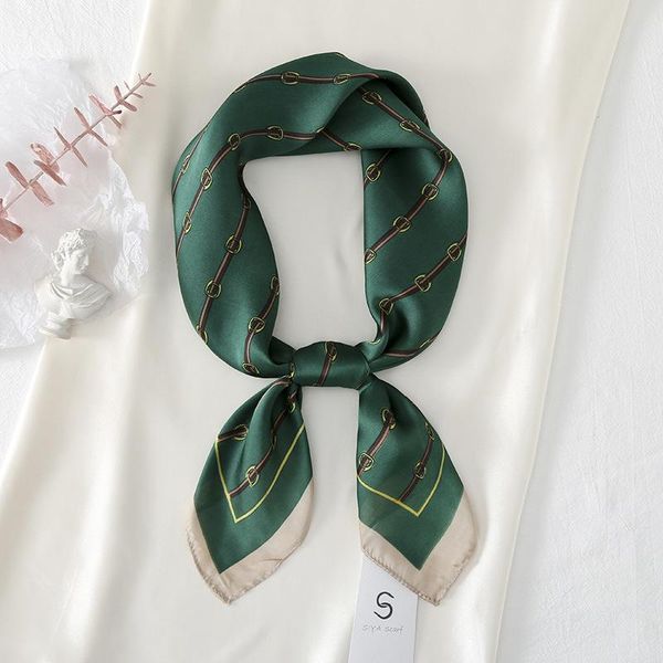 scarves 2021 female silk scarf button print square hair foulard neck head band shawls wraps neckerchief bandana 70*70cm, Blue;gray
scarves 2021 female silk scarf button print square hair foulard neck head band shawls wraps neckerchief bandana 70*70cm, Blue;gray