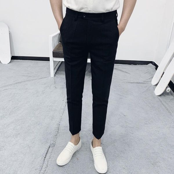 spring and summer korean version of the tide male loose cotton super fire harajuku solid color slim casual trousers men's pants, Black
spring and summer korean version of the tide male loose cotton super fire harajuku solid color slim casual trousers men's pants, Black