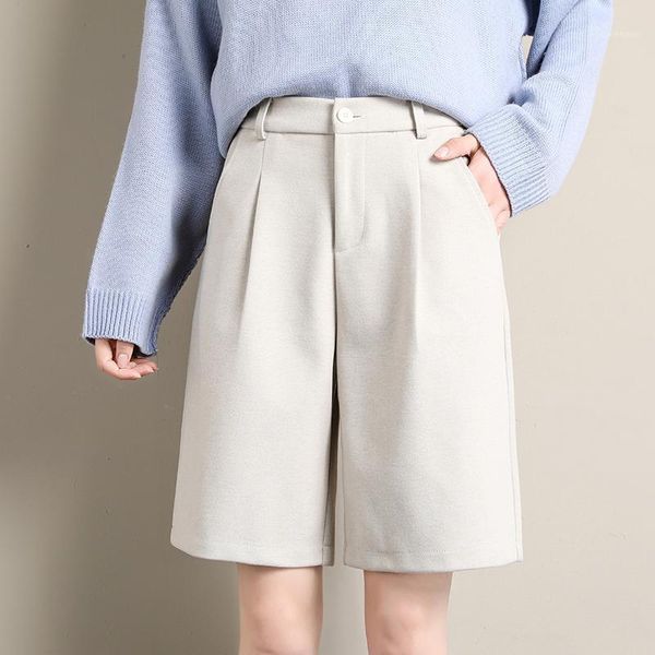 women's pants & capris 2021 woolen casual loose harajuku high waist autumn winter knee length woman streetwear pantalon femme, Black;white
women's pants & capris 2021 woolen casual loose harajuku high waist autumn winter knee length woman streetwear pantalon femme, Black;white