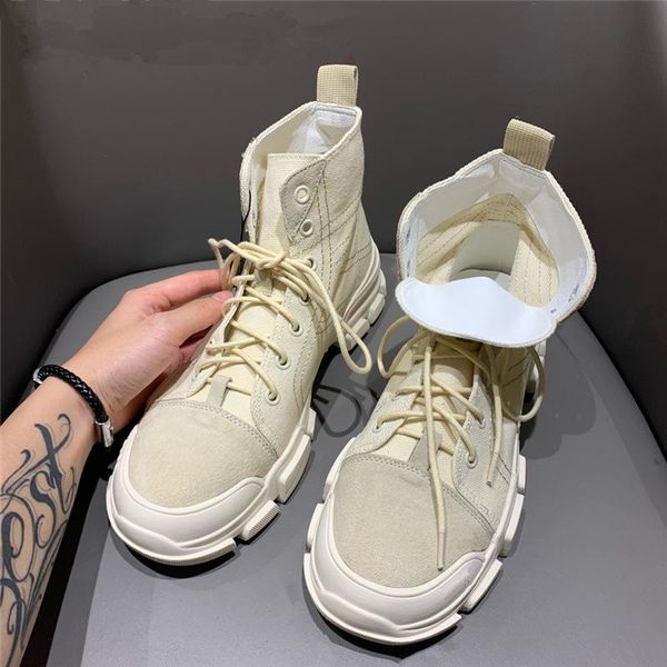 boots fashion brand designer retro women shoes canvas thick-soled all-match ankle motorcycle outdoor sneakers, Black
boots fashion brand designer retro women shoes canvas thick-soled all-match ankle motorcycle outdoor sneakers, Black