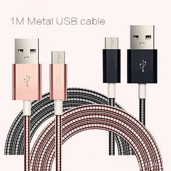 audio cables & connectors 250pcs luxury and useful usb cable 1m metal spring mobile phone data charger for tpye c
audio cables & connectors 250pcs luxury and useful usb cable 1m metal spring mobile phone data charger for tpye c