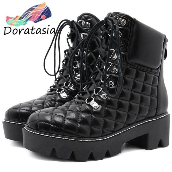 boots doratasia brand fashionable cool chic skidproof sole square heels ankle motorcycles stylish winter shoes women, Black
boots doratasia brand fashionable cool chic skidproof sole square heels ankle motorcycles stylish winter shoes women, Black