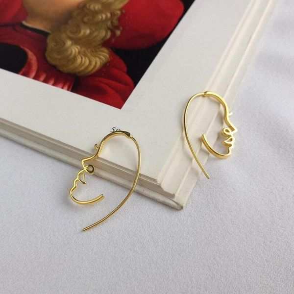 unique personality hollow human face body stud earrings 925 sterling silver abstract profile women jewelry punk gift, Golden;silver
unique personality hollow human face body stud earrings 925 sterling silver abstract profile women jewelry punk gift, Golden;silver