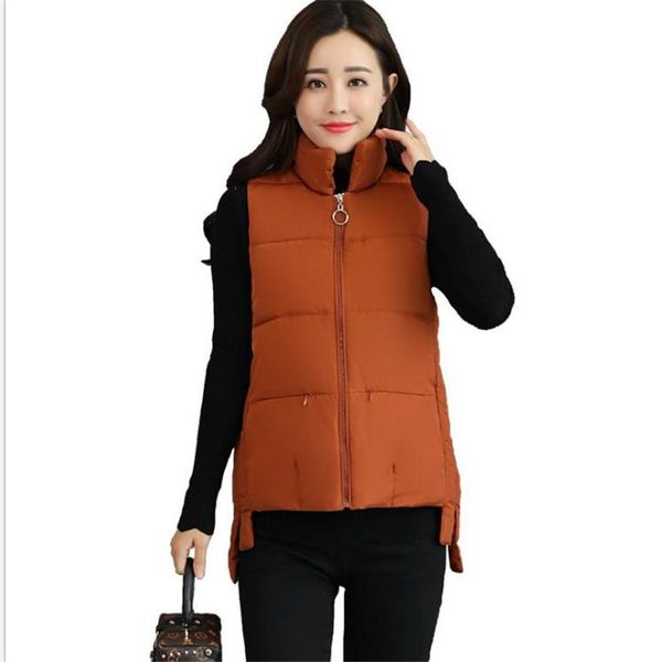 women's vests 2021fashion autumn winter women short waistcoat female stand-collar down cotton vest sleeveless zippers slim warmvestq446, Black;white
women's vests 2021fashion autumn winter women short waistcoat female stand-collar down cotton vest sleeveless zippers slim warmvestq446, Black;white