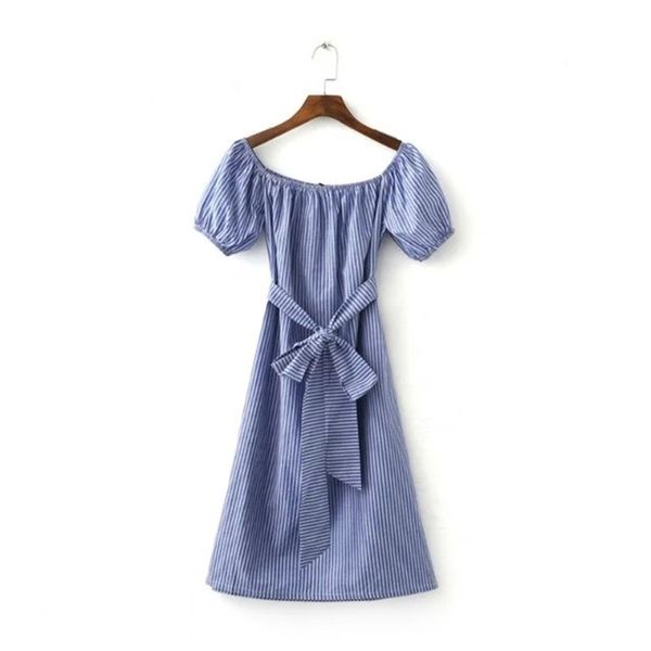 vintage lady striped print short sleeve dress fashion elegant off shoulder slash neck sashes women s l 210420, Black;gray
vintage lady striped print short sleeve dress fashion elegant off shoulder slash neck sashes women s l 210420, Black;gray