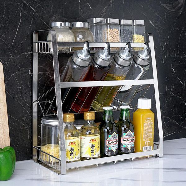 hooks & rails 1 pcs kitchen accessories 304 stainless steel seasoning storage shelf supplies rack floor three-layer black metal
hooks & rails 1 pcs kitchen accessories 304 stainless steel seasoning storage shelf supplies rack floor three-layer black metal