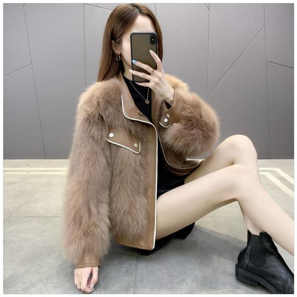 women's fur & faux 2021 fall winter fashion slimming korean style fashionable coat women 's, Black
women's fur & faux 2021 fall winter fashion slimming korean style fashionable coat women 's, Black