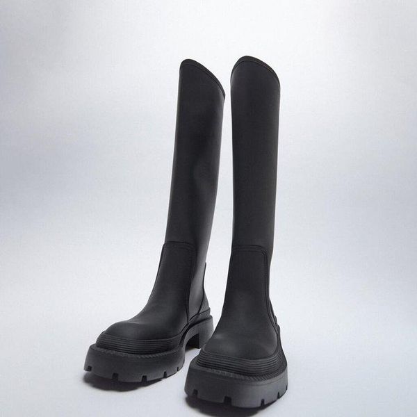 boots boots-women female shoes flat heel round toe 2021 ladies low rubber over-the-knee solid western slip-on rome pu lace-up f, Black
boots boots-women female shoes flat heel round toe 2021 ladies low rubber over-the-knee solid western slip-on rome pu lace-up f, Black