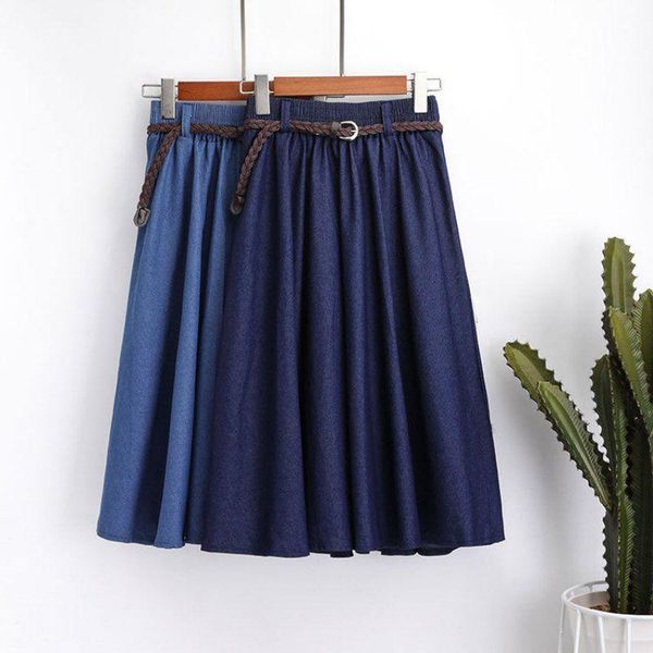 skirts summer jeans women a line casual belt skirt high elastic waist streetwear midi pleated, Black
skirts summer jeans women a line casual belt skirt high elastic waist streetwear midi pleated, Black