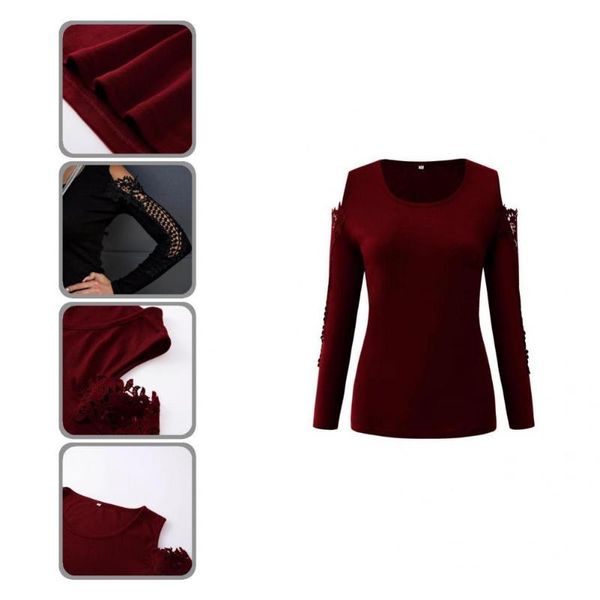 women's blouses & shirts temperament elegant pure color patchwork blouse lady o neck for dating, White
women's blouses & shirts temperament elegant pure color patchwork blouse lady o neck for dating, White
