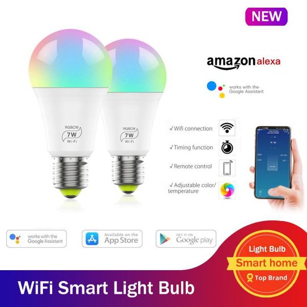smart home control wifi bulbs rgb e27 app connected alexa led light or remote lampas party decor lamp automation
smart home control wifi bulbs rgb e27 app connected alexa led light or remote lampas party decor lamp automation