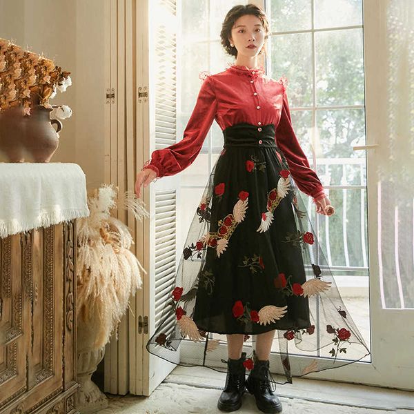 skirts spring summer long black tulle skirt women vintage high waist a-line rose winged crown embroidery mesh ladies jupe tulle 1x
skirts spring summer long black tulle skirt women vintage high waist a-line rose winged crown embroidery mesh ladies jupe tulle 1x