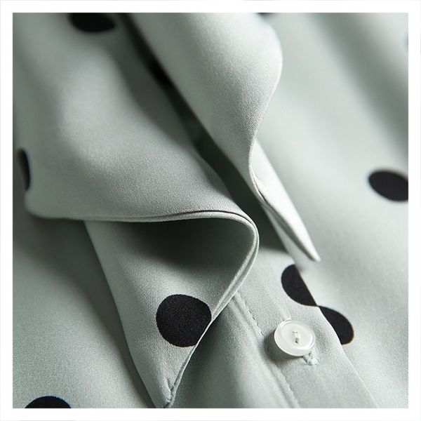 blouses ribbon wave dot printed women's design sense small crowd temperament wide pine mulberry silk shirt long sleeve top, White
blouses ribbon wave dot printed women's design sense small crowd temperament wide pine mulberry silk shirt long sleeve top, White