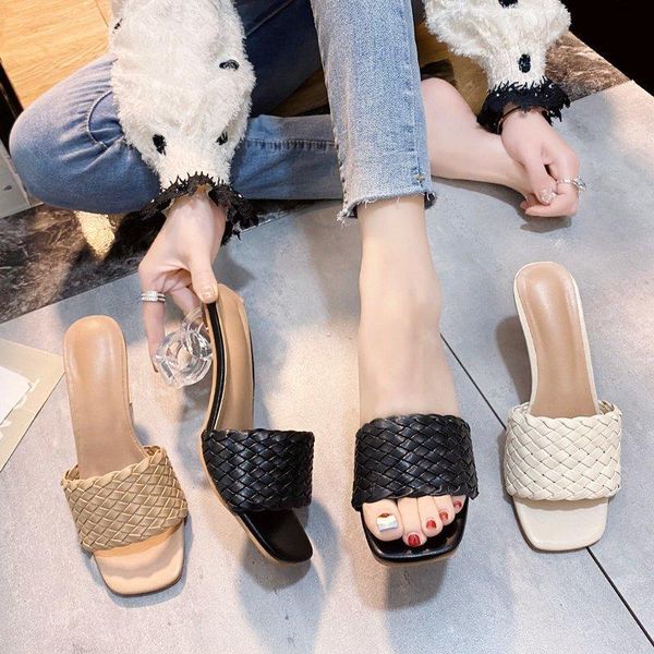 clear transparent slippers women shoes woman new summer mules high heels ladies shoes solid leather wave slides plus size, Black
clear transparent slippers women shoes woman new summer mules high heels ladies shoes solid leather wave slides plus size, Black