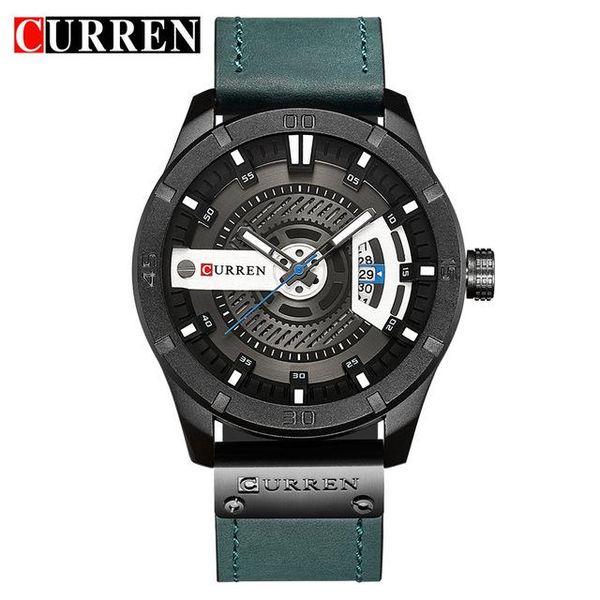 wristwatches curren quartz watch men brand leather military wrist watches famous business waterproof clock relogio masculino, Slivery;brown
wristwatches curren quartz watch men brand leather military wrist watches famous business waterproof clock relogio masculino, Slivery;brown