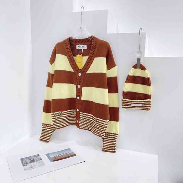 sweater knit gdboy 21 early autumn striped ted cardigan (with hat) looks forward to the style for men and women, White;black
sweater knit gdboy 21 early autumn striped ted cardigan (with hat) looks forward to the style for men and women, White;black