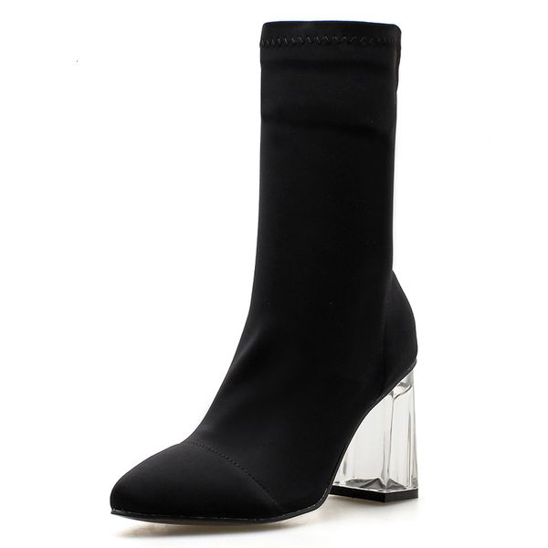 dress shoes bota bico fino elástico tornozelo, calçado feminino salto alto grosso transparente preto jwwx, Black
dress shoes bota bico fino elástico tornozelo, calçado feminino salto alto grosso transparente preto jwwx, Black