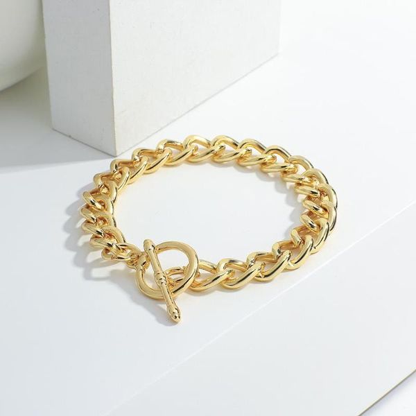link, chain aensoa punk charm bracelets for women 2021 minimalist thick gold color stainless steel bangles fashion jewelry, Black
link, chain aensoa punk charm bracelets for women 2021 minimalist thick gold color stainless steel bangles fashion jewelry, Black