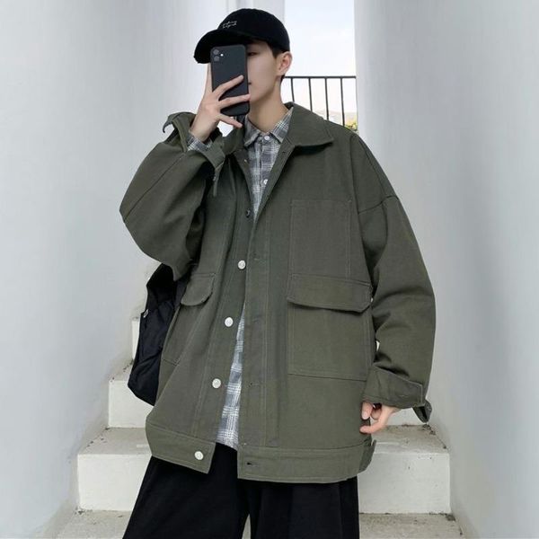 men's jackets godlikeu denim jacket coats autumn casual korean single breasted solid cardigan jean streetwear, Black;brown
men's jackets godlikeu denim jacket coats autumn casual korean single breasted solid cardigan jean streetwear, Black;brown