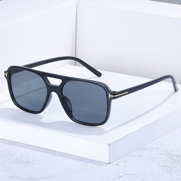 fashion oversized sunglasses women men flat rectangle brand designer sun glassses tom masculino eyewear, White;black
fashion oversized sunglasses women men flat rectangle brand designer sun glassses tom masculino eyewear, White;black
