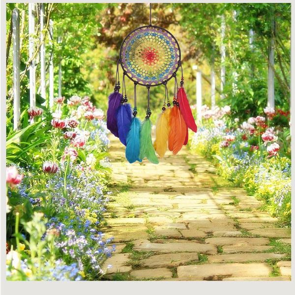 decorative objects & figurines handmade colorful weaving flowers dream catcher car ornaments home furnishings wall pendants living room deco
decorative objects & figurines handmade colorful weaving flowers dream catcher car ornaments home furnishings wall pendants living room deco