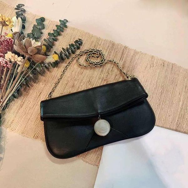 evening bags women bag luxury designer one-shoulder underarm high-quality fashionable oversized pearl chain ladies messenger 2021