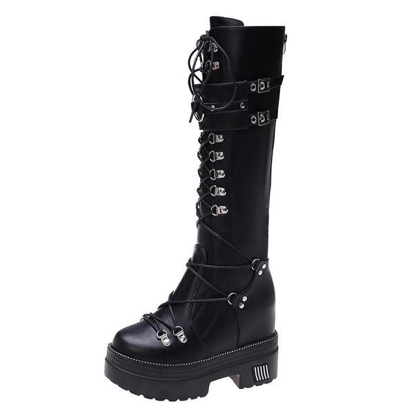 boots punk rivet high women wedges shoes on platform 2021 white causal winter warm fur snow tall, Black
boots punk rivet high women wedges shoes on platform 2021 white causal winter warm fur snow tall, Black