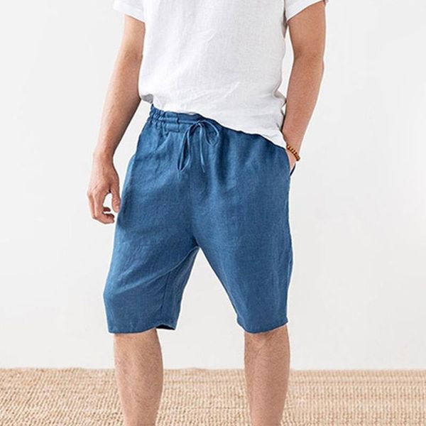 men's shorts 2021 men casual loose cotton and linen pockets beach solid color male pant breathable drawstring plus size half-trousers, White;black
men's shorts 2021 men casual loose cotton and linen pockets beach solid color male pant breathable drawstring plus size half-trousers, White;black