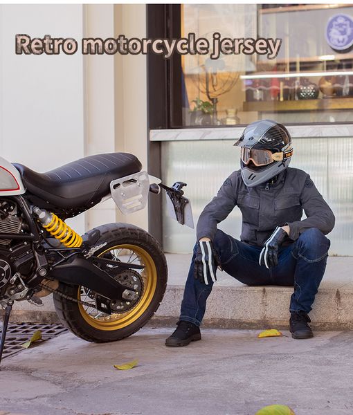 2020 new motorcycle riding clothes / retro thermal jacket ce certification protective gear for autumn and winter
2020 new motorcycle riding clothes / retro thermal jacket ce certification protective gear for autumn and winter