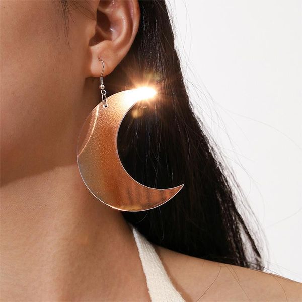 2pcs/set bohemian female earringa set big moon pendant gold earring fashion dance party jewelry gift stud, Golden;silver
2pcs/set bohemian female earringa set big moon pendant gold earring fashion dance party jewelry gift stud, Golden;silver