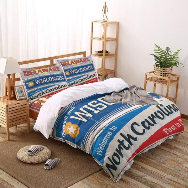bedding sets retro license plate pattern printed set king size soft fashion duvet cover bed sheet fitted pillowcase
bedding sets retro license plate pattern printed set king size soft fashion duvet cover bed sheet fitted pillowcase