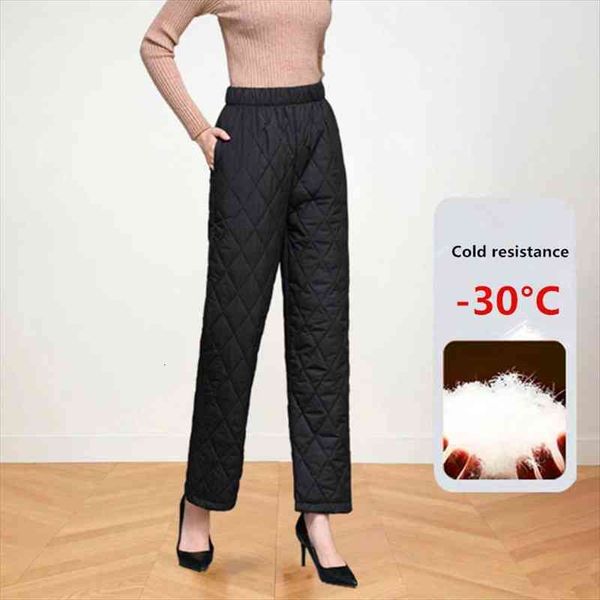 winter down warm elastic women pants high waist trousers cotton padded quilted straight wide leg, Black;white
winter down warm elastic women pants high waist trousers cotton padded quilted straight wide leg, Black;white