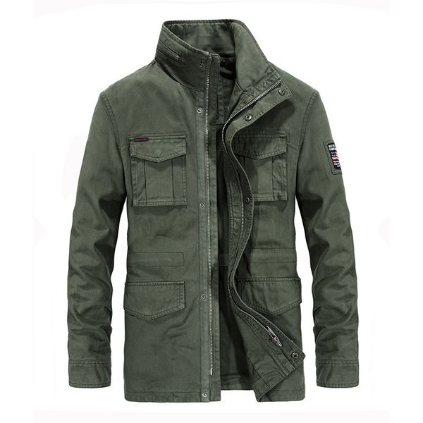 men's jackets brand autumn jacket military coats windbreaker stand collar multi-pockets zipper cotton chaquetas hombre m-3xl 11pf, Black;brown
men's jackets brand autumn jacket military coats windbreaker stand collar multi-pockets zipper cotton chaquetas hombre m-3xl 11pf, Black;brown