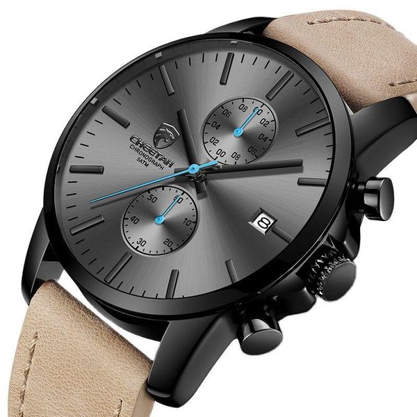 wristwatches 2021 men watch brand fashion sports quartz watches mens leather waterproof chronograph clock business relogio masculino, Slivery;brown
wristwatches 2021 men watch brand fashion sports quartz watches mens leather waterproof chronograph clock business relogio masculino, Slivery;brown