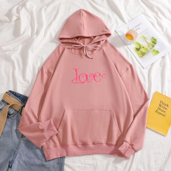 women's hoodies & sweatshirts grande taille femme harajuku love letters printed pullover autumn thin loose 100%cotton casual jumper, Black
women's hoodies & sweatshirts grande taille femme harajuku love letters printed pullover autumn thin loose 100%cotton casual jumper, Black