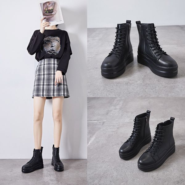 thick soled martin children versatile. 2021 autumn heightening short are small and thin boots, Black
thick soled martin children versatile. 2021 autumn heightening short are small and thin boots, Black