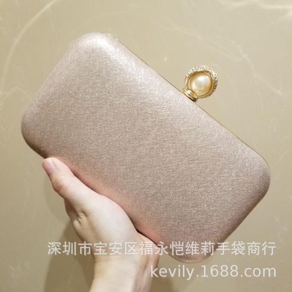kaiweili solid color dinner annual package european and american simple diamond pearl bag handheld chain single shoulder evening bags
kaiweili solid color dinner annual package european and american simple diamond pearl bag handheld chain single shoulder evening bags