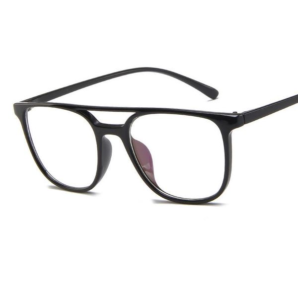 fashion sunglasses frames square personality classic wild ultra-light glasses frame flat mirror trend double beam literary frame., Black
fashion sunglasses frames square personality classic wild ultra-light glasses frame flat mirror trend double beam literary frame., Black