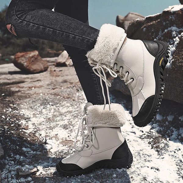 boots winter thick plush fur fashion waterproof warm fleece women's outdoor snow, Black
boots winter thick plush fur fashion waterproof warm fleece women's outdoor snow, Black