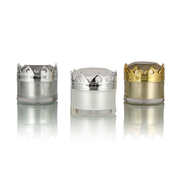 5g 10g crown cosmetic cream jar luxury empty cosmetic container with crown cap white gold silver
5g 10g crown cosmetic cream jar luxury empty cosmetic container with crown cap white gold silver