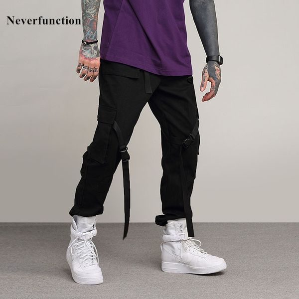 pant neverfunction slim cotton multi-pocket ribbon casual fashion solid joggers straight men sportswear, Black
pant neverfunction slim cotton multi-pocket ribbon casual fashion solid joggers straight men sportswear, Black