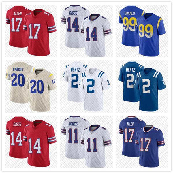 2 carson wentz 9 matthew stafford 2021 football jersey 99 aaron donald 20 jalen ramsey 17 josh allen 14 stefon diggs 11 cole beasley jerseys, Black;red
2 carson wentz 9 matthew stafford 2021 football jersey 99 aaron donald 20 jalen ramsey 17 josh allen 14 stefon diggs 11 cole beasley jerseys, Black;red