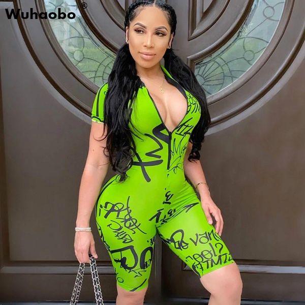 women's jumpsuits & rompers wuhaobo letter print sports short romper streetwear sleeve zipper bodysuits summer casual women playsuits, Black;white
women's jumpsuits & rompers wuhaobo letter print sports short romper streetwear sleeve zipper bodysuits summer casual women playsuits, Black;white