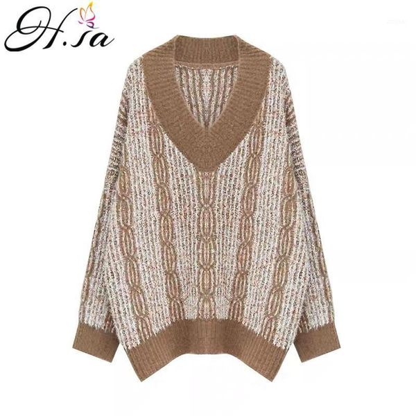 hsa cashmere sweater pullovers 2021 v neck knitwear long oversized streetwear mohair soft warm jumper knit sweaters women's, White;black
hsa cashmere sweater pullovers 2021 v neck knitwear long oversized streetwear mohair soft warm jumper knit sweaters women's, White;black