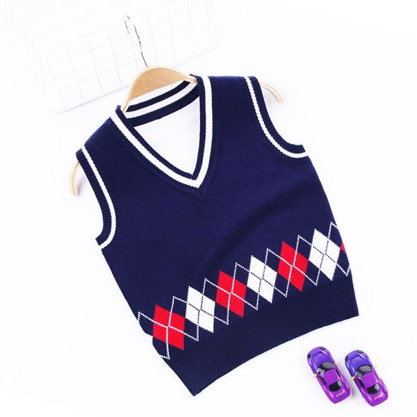 2-7t kid boy sweater tank toddler autumn winter knitted vest gentleman pullover cute knitwear infant children clothing, Blue
2-7t kid boy sweater tank toddler autumn winter knitted vest gentleman pullover cute knitwear infant children clothing, Blue