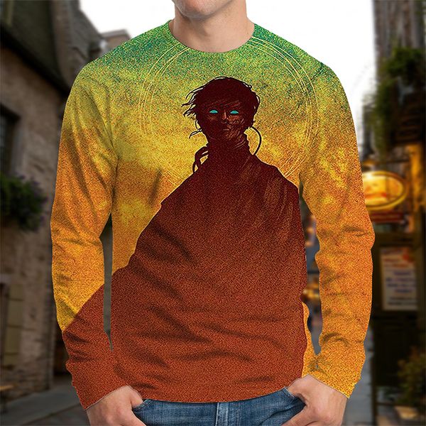 men's european and dune mysterious people printed 3d t-shirt visual impact party street wear round neck long sleeve xl printed daily to, White;black
men's european and dune mysterious people printed 3d t-shirt visual impact party street wear round neck long sleeve xl printed daily to, White;black