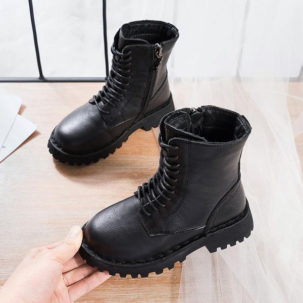 boots 2021 autumn girls leather kids shoes side zip design waterproof ankle fashion children chunky platform size 26-36, Black;grey
boots 2021 autumn girls leather kids shoes side zip design waterproof ankle fashion children chunky platform size 26-36, Black;grey