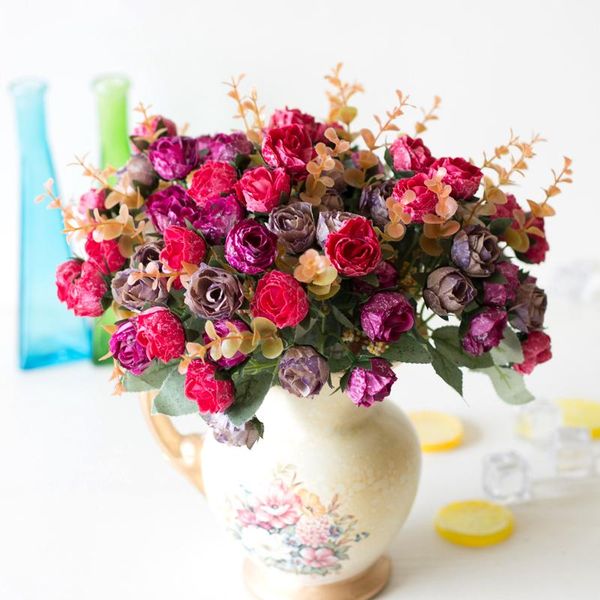 heads retro rose artificial flower silk bouquet wedding home party decoration fake flowers fall decorative & wreaths
heads retro rose artificial flower silk bouquet wedding home party decoration fake flowers fall decorative & wreaths