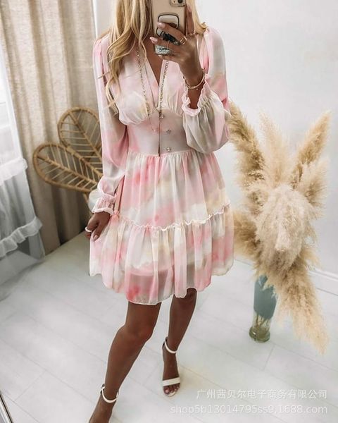 casual dresses women's mini dress tie-dyed v-neck high waist full sleeve fashion mesh autumn, Black;gray
casual dresses women's mini dress tie-dyed v-neck high waist full sleeve fashion mesh autumn, Black;gray